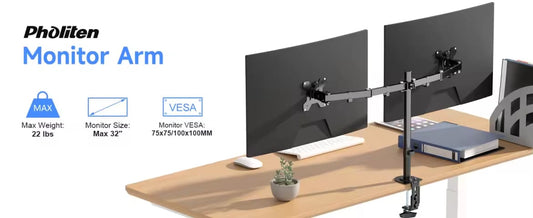 Dual LCD & LED Monitor Arm