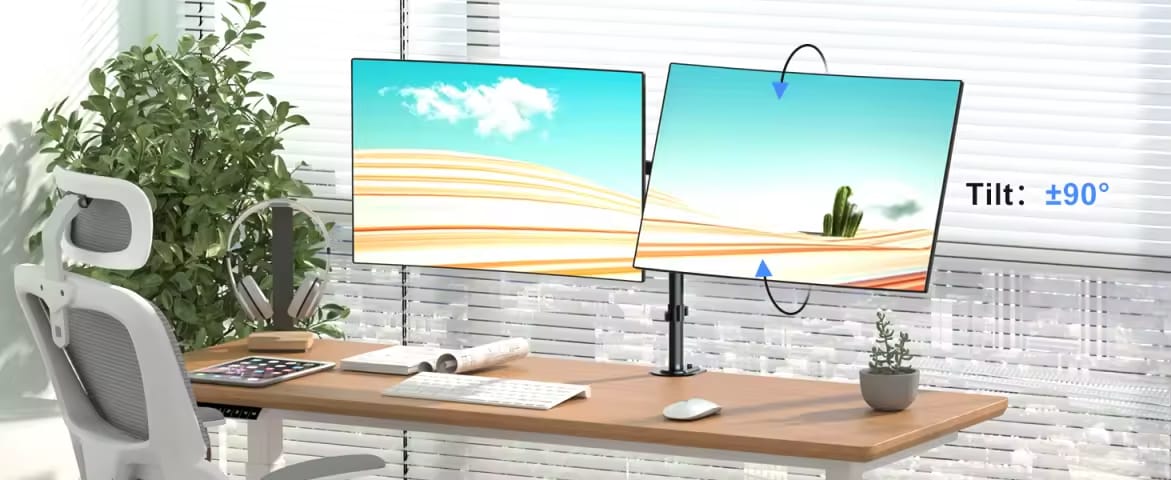 Dual LCD & LED Monitor Arm
