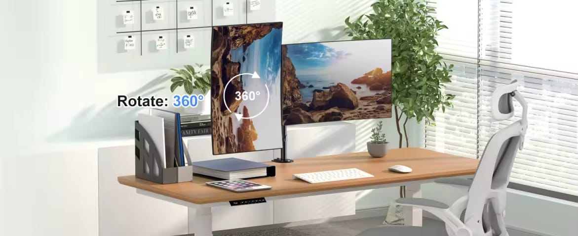 Dual LCD & LED Monitor Arm